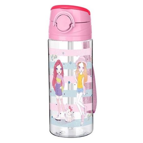 Titiz szívószálas kulacs 500ml - Cute