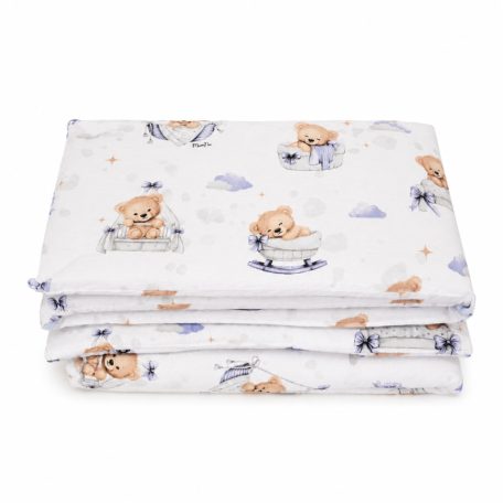 Baby Shop 3 részes ágynemű garnitúra - Mackó álom kék