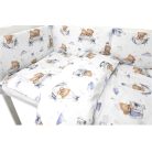 Baby Shop 3 részes ágynemű garnitúra - Mackó álom kék