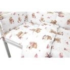 Baby Shop 3 részes ágynemű garnitúra - Mackó álom rózsaszín 
