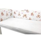 Baby Shop fejvédő kiságyba - Mackó álom rózsaszín