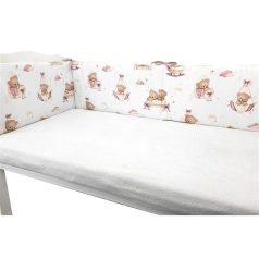 Baby Shop fejvédő kiságyba - Mackó álom rózsaszín