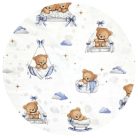 Baby Shop pólyatakaró 75x75cm - Mackó álom kék