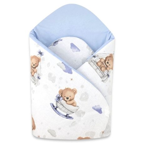 Baby Shop kókuszpólya 75x75cm - Mackó álom kék