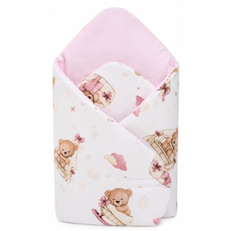 Baby Shop kókuszpólya 75x75cm - Mackó álom rózsaszín