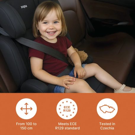 Zopa Beta i-Size Isofix
gyerekülés 100-150cm - Grey