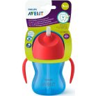 Philips Avent 9+ Bendy Szívószálas itató pohár 200ml
 - kék 
