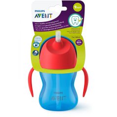   Philips Avent 9+ Bendy Szívószálas itató pohár 200ml
 - kék 