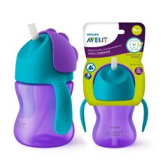   Philips Avent 9+ Bendy Szívószálas itató pohár 200ml
 - lila