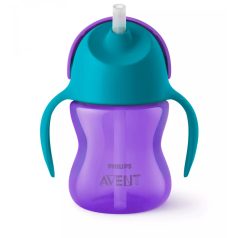   Philips Avent 9+ Bendy Szívószálas itató pohár 200ml
 - lila