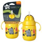 Tommee Tippee Superstar Training Straw cup szívószálas itatópohár 300 ml 6m+ - Sárga