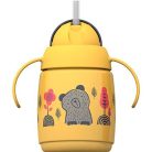 Tommee Tippee Superstar Training Straw cup szívószálas itatópohár 300 ml 6m+ - Sárga