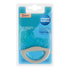 Canpol csörgő-rágóka - kék  kacsa