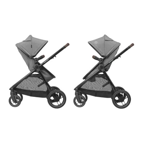 Maxi-Cosi Zelia S Trio babakocsi szett + FamilyFix S ISOFIX talppal - Grey
