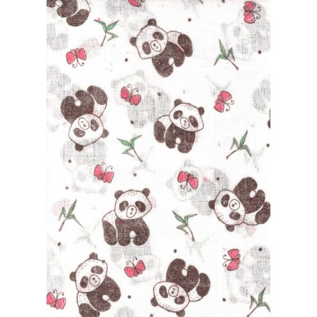 Mintás textil pelenka 1db-os - panda