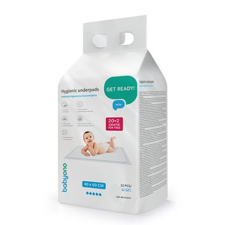 BabyOno pelenkázó alátét 40*60 cm - 20 db (+ 2 db gratis)