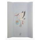 Merev pelenkázó lap 50*80 cm - Gólya kék