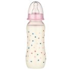 Baby-Nova cumisüveg szilikon cumival M-es 240 ml - rózsaszín 