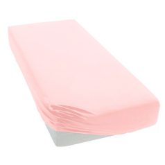   Baby Shop pamut,gumis lepedő 60*120 - 70*140 cm-es matracra használható - Halvány Rózsaszín