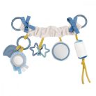 Canpol babies plüss csörgő babakocsira - szürke/kék  