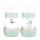 MAM Anti-Colic Matt Forest 160ml cumisüveg 0+  menta Mosómedve