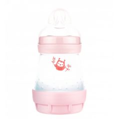   MAM Anti-Colic Matt Forest 160ml cumisüveg 0+  rózsaszín bagoly 