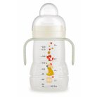 Mam 220 ml Trainer Night 4+ tanulópohár - fehér