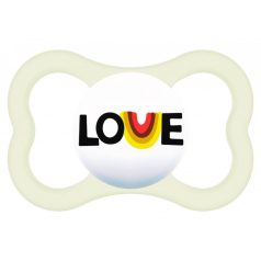 MAM Supreme 6+ szilikon nyugtató cumi 2db - love,dinnye