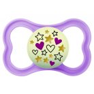 Mam Supreme Night 6+ szilikon nyugtató cumi 2 db - korall, lila