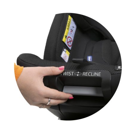 Chicco EVERONE I-SIZE 40-150cm 
fogatható autósülés - Black