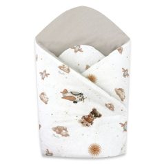 Baby Shop pólyatakaró 75x75cm - Bézs maci 