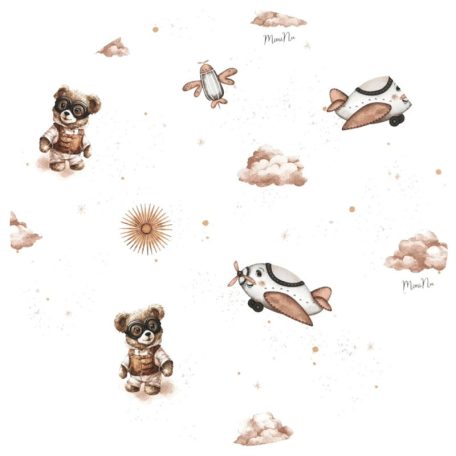 Baby Shop pólyatakaró 75x75cm - Bézs maci 