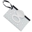 Bocioland nedves törlőkendő tartó tok - szürke csillagos