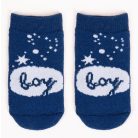 Yo! Baby frottír zokni 0-3 hó - Kék boy
