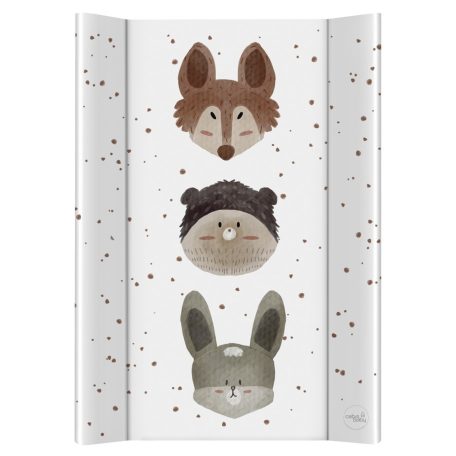 Ceba Baby puha 2 ékes pelenkázó lap 50*70 cm - Basic Cute Animals