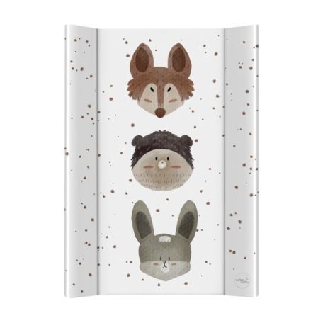 Ceba Baby puha 2 ékes pelenkázó lap 50*70 cm - Basic Cute Animals