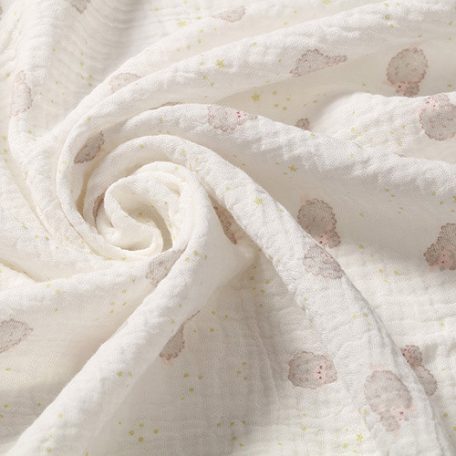 BabyOno Extra puha textil pelenka  3 db gyűrt muszlin - bézs