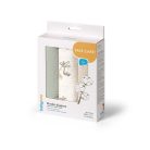 BabyOno Extra puha textil pelenka  3 db gyűrt muszlin - zöld