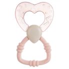 Canpol csörgő hűtőrágókával - rózsaszín szíves