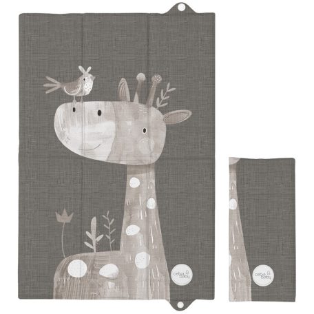Pelenkázó alátét utazáshoz 60x40 cm - Basic Friendly Giraffe