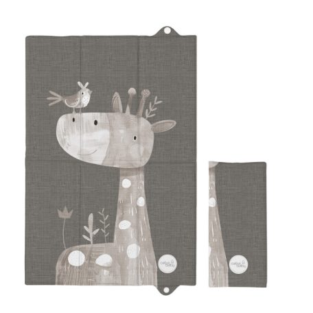 Pelenkázó alátét utazáshoz 60x40 cm - Basic Friendly Giraffe