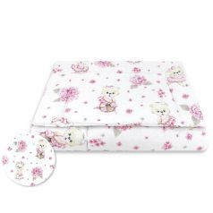   Baby Shop 3 részes ágynemű garnitúra - Balerina maci rózsaszín