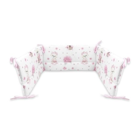 Baby Shop 3 részes ágynemű garnitúra - Balerina maci rózsaszín