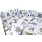 Baby Shop 3 részes ágynemű garnitúra - Let's Go! kék