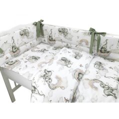   Baby Shop 3 részes ágynemű garnitúra - szivárványos elefánt 