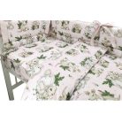 Baby Shop 3 részes ágynemű garnitúra - Baba állatok rózsaszín 