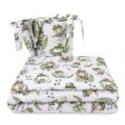 Baby Shop 3 részes ágynemű garnitúra - Természetes nyomozók szürke 