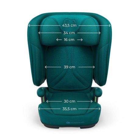 KINDERKRAFT Unity 2 i-Size gyermekülés - 100-150 cm - Green