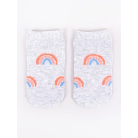 Yo! Baby pamut zokni 3db-os 3-6 hó - szívecske/szivárvány/felhő