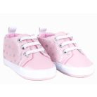 Yoclub Bébi Cipő 6-12 hó - Rózsaszín csillagos